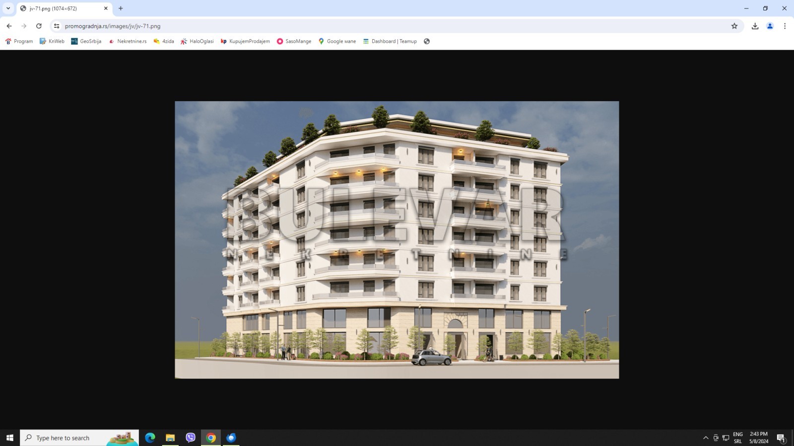 Stan na šestom spratu u ekskluzivnoj zoni 82.61 m2, u izgradnji - Bubanj - 82.61m² - 157.000€